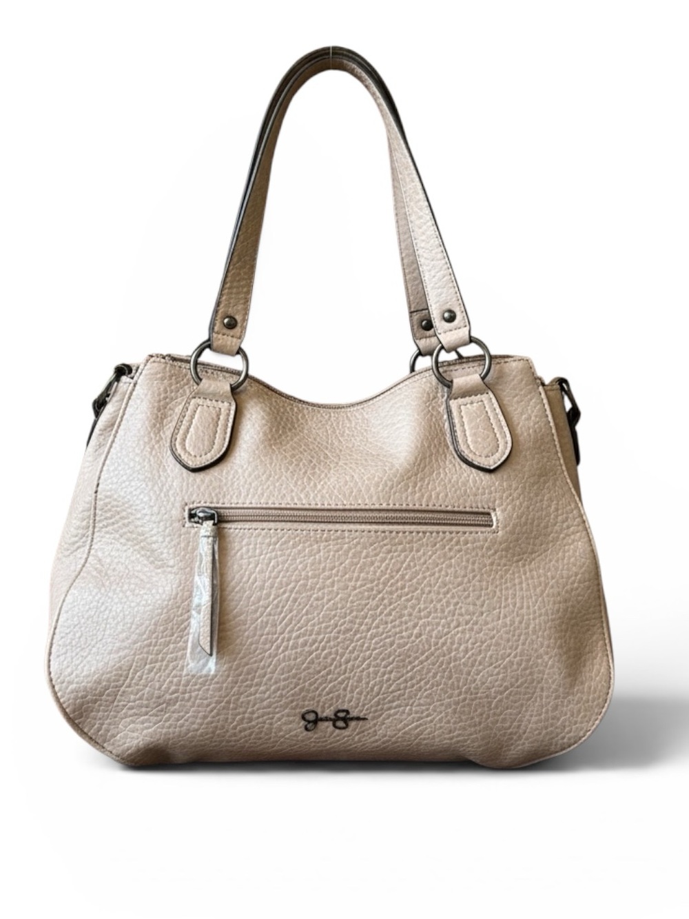 Jessica Simpson Pebbled Shoulder Bag in Light Taupe